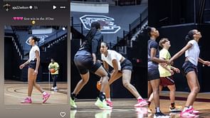 A'ja Wilson drops 5-word reaction to recording first win in signature Nike shoes in SC scrimmage