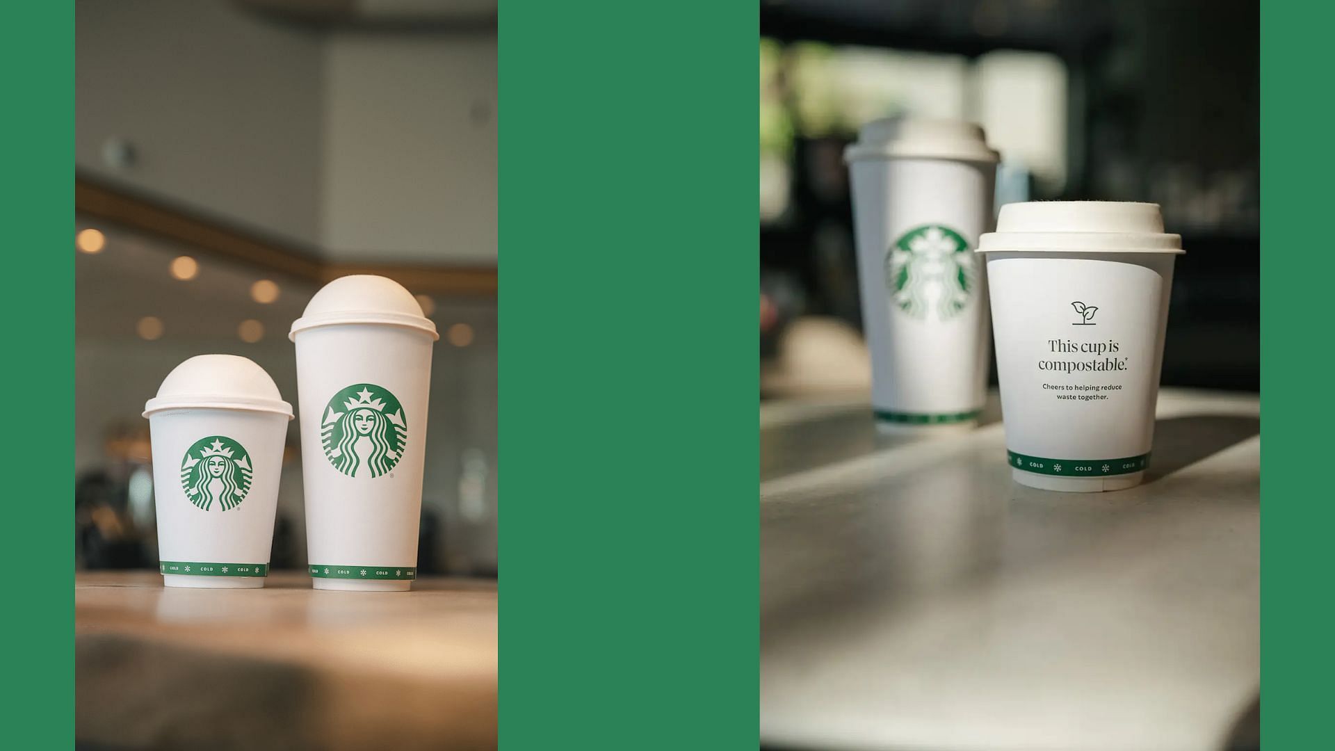 The new compostable cups are facing backlash (Image via Starbucks)