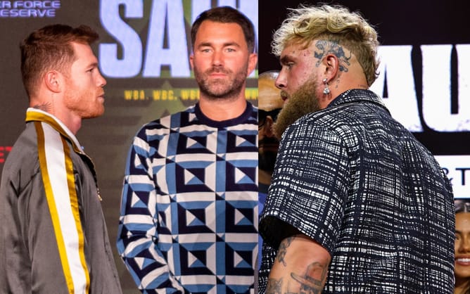Canelo Alvarez vs. Jake Paul a "done" deal, says Eddie Hearn, speculates on the weight class for the super fight