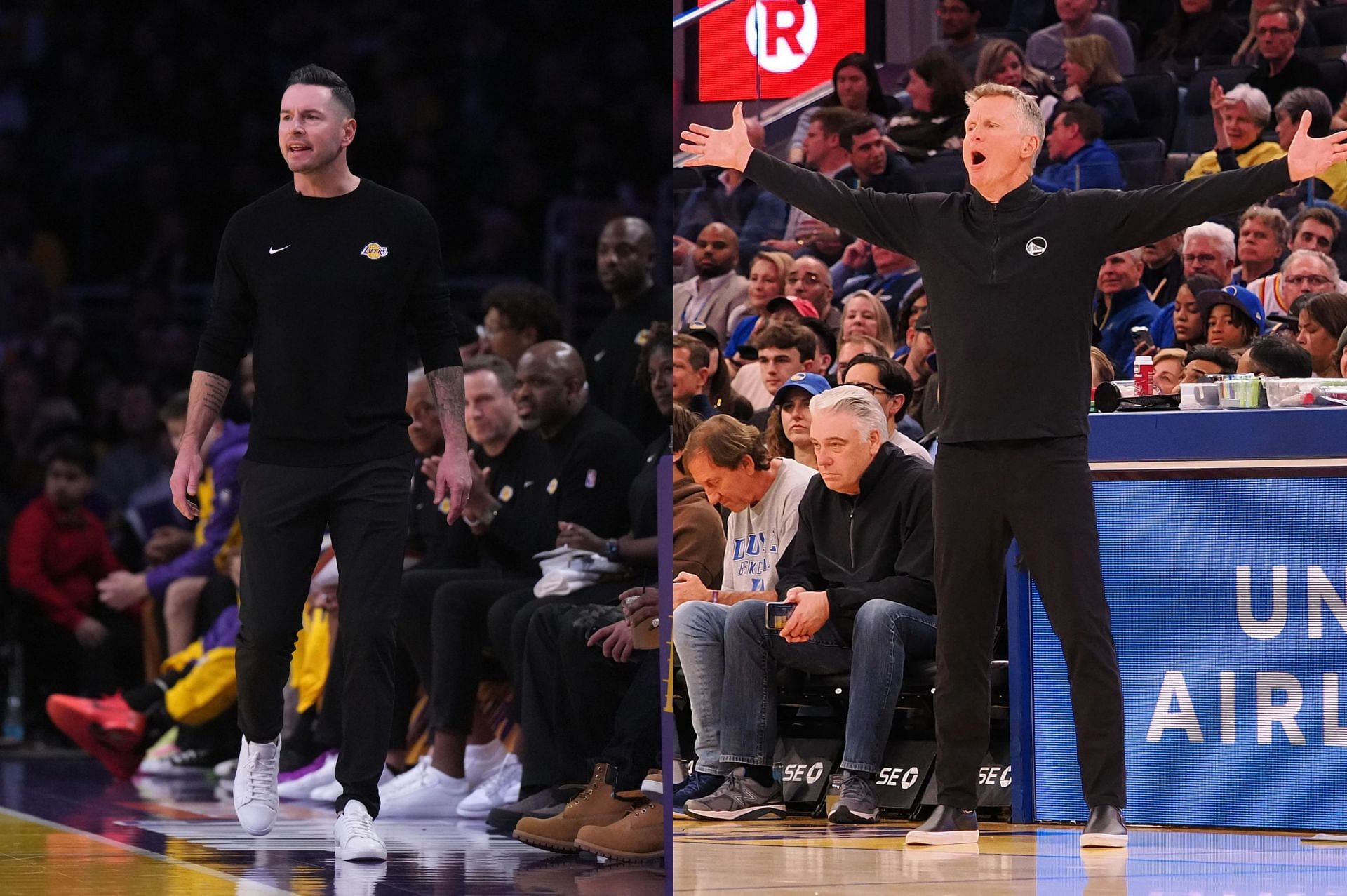 JJ Redick and Steve Kerr team up to provide guidance to team devastated by California wildfires (Image credit: Imagn)