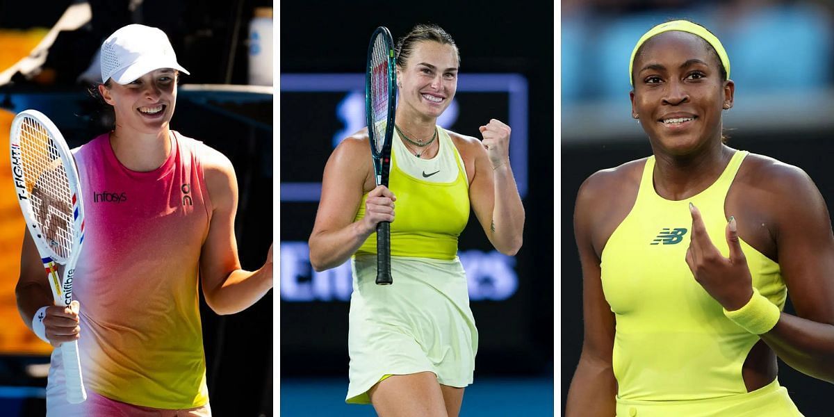 Iga Swiatek, Aryna Sabalenka and Coco Gauff lead the fray at the Dubai Tennis Championships 2025. (Photos: Getty)