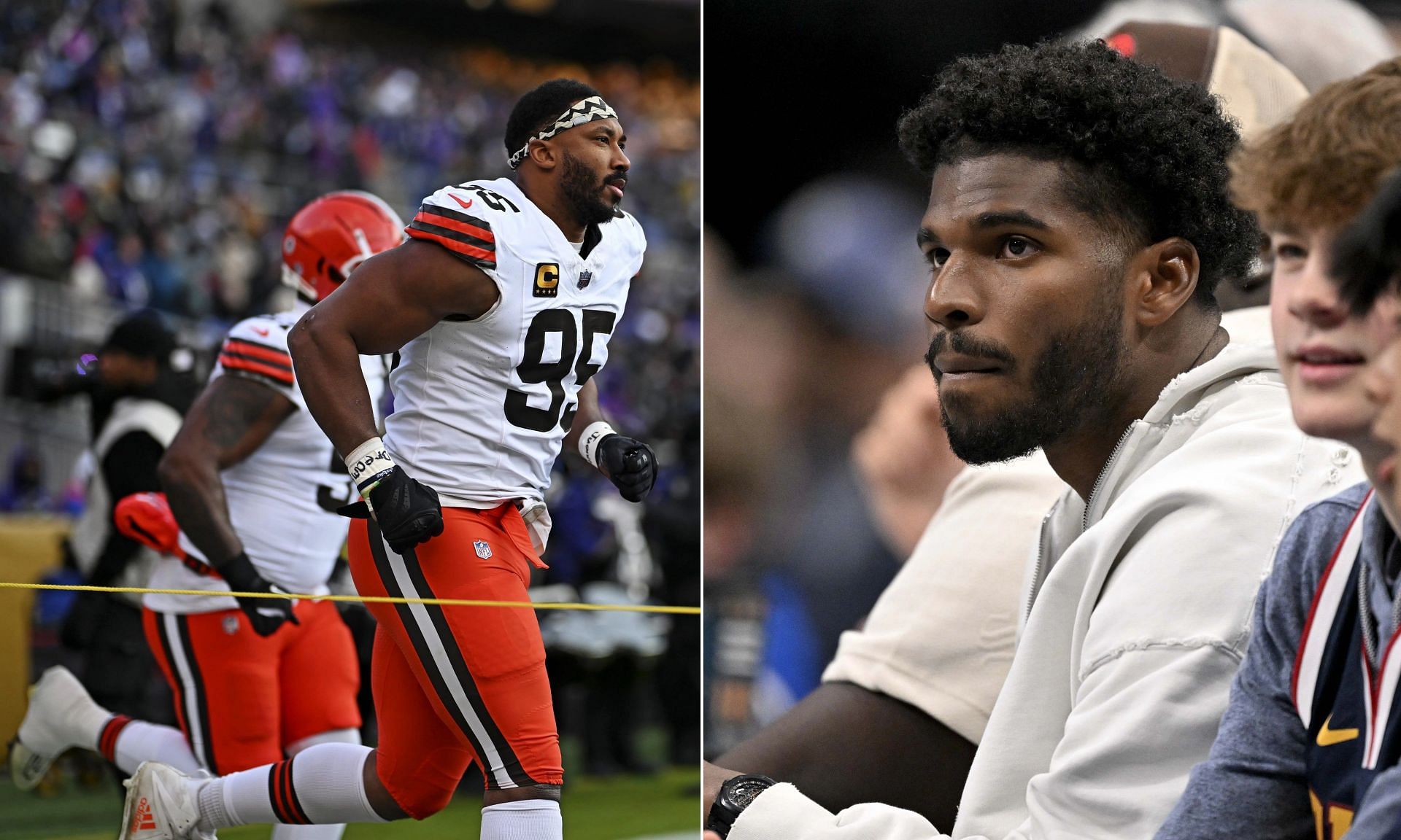 Shedeur Sanders has 1-word reaction to Myles Garrett