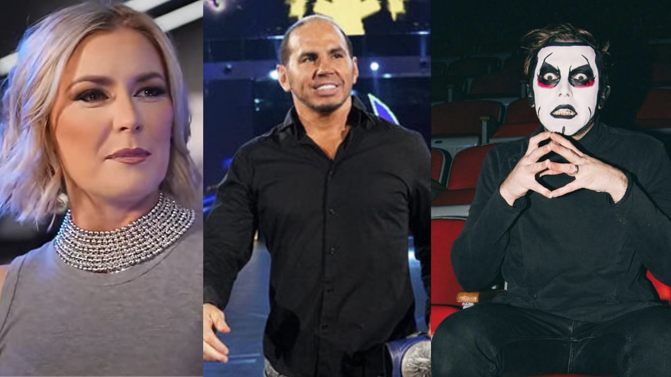 AEW stars react to a star