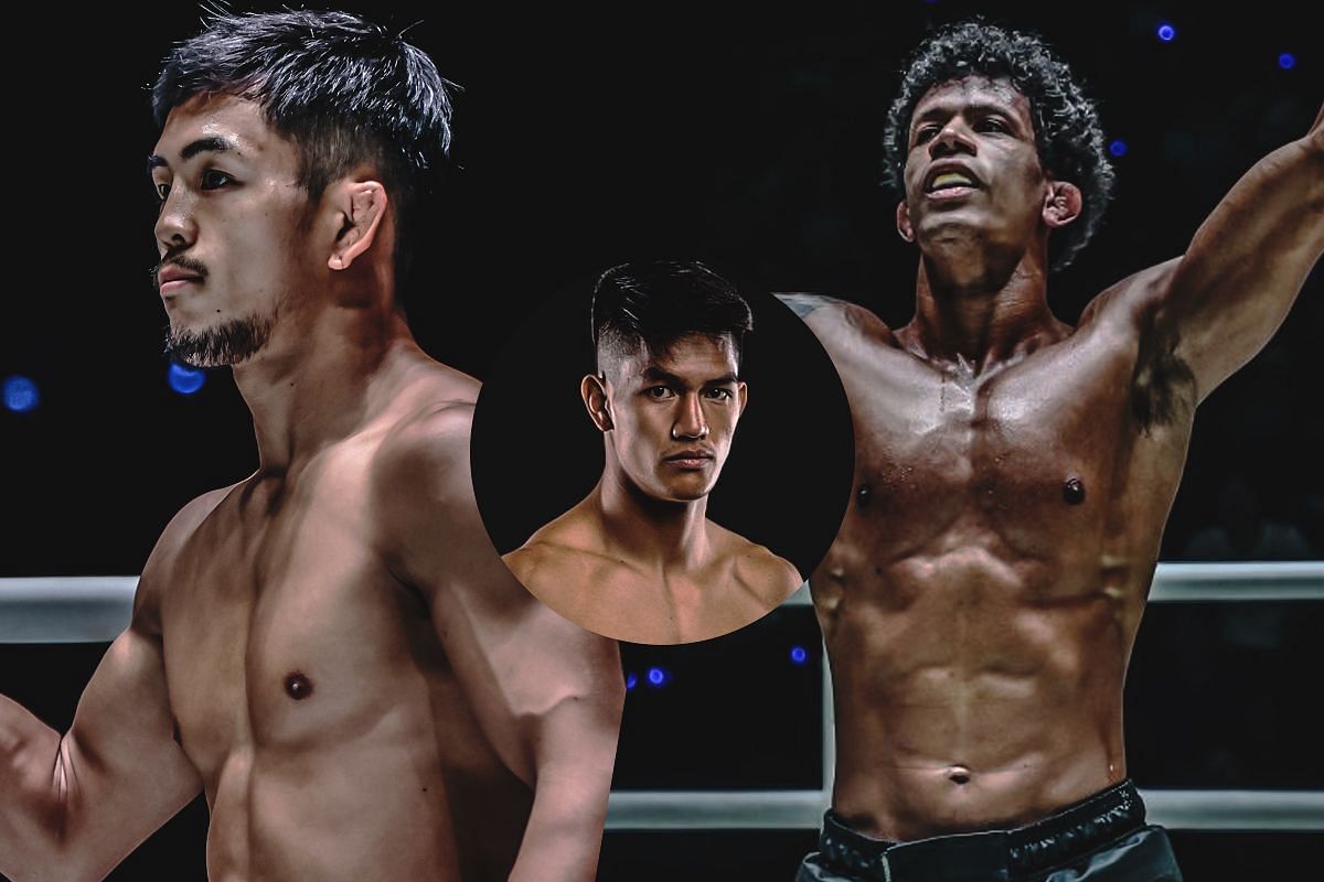 Yuya Wakamatsu, Danny Kingad, Adriano Moraes - Photo by ONE Championship