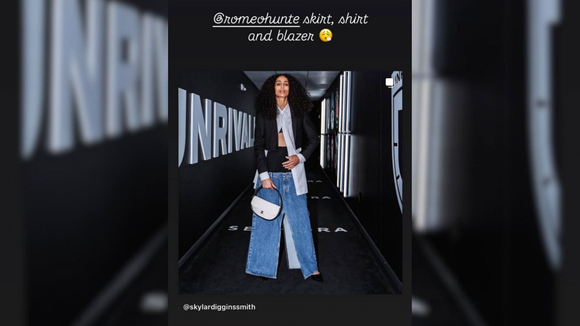 Skylar Diggins-Smith shouts out Romeo Hunte in four words