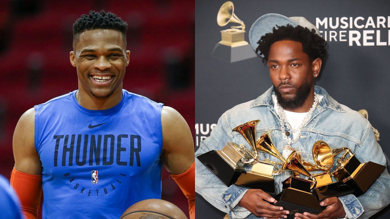 Russell Westbrook gives major shoutout to Kendrick Lamar following five-for-five Grammy triumph