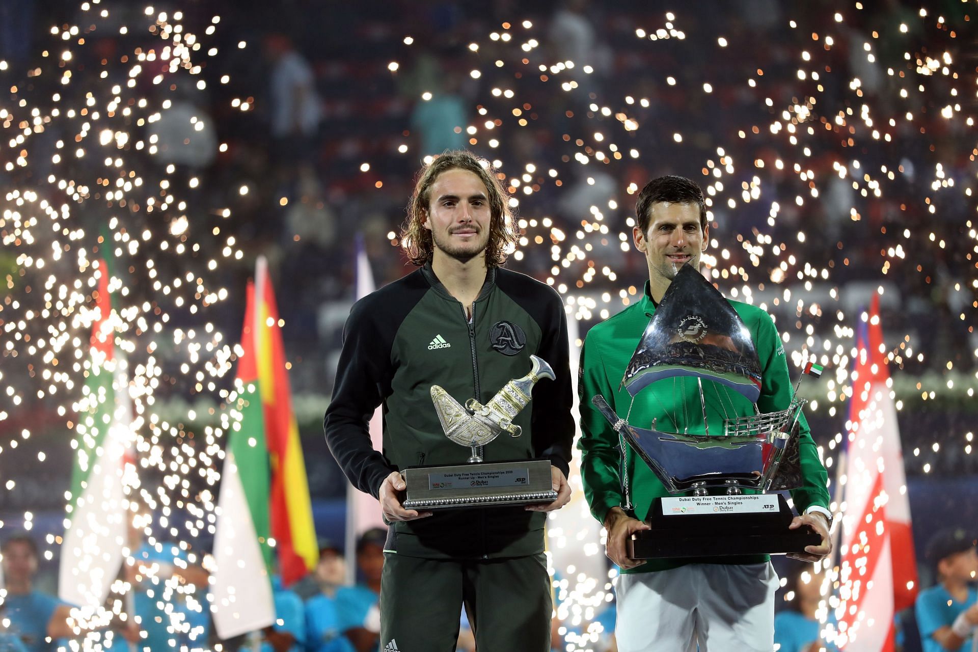 Stefanos Tsitsipas finished runner-up at Dubai Tennis Championships in 2019-20