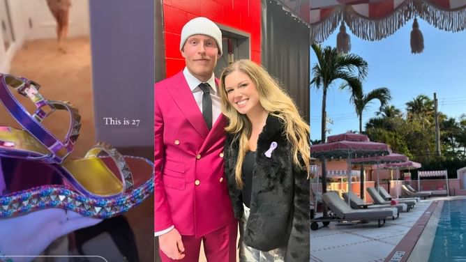 Patrik Laine's fiancee Jordan Leigh shares a glimpse of 'birthday trip shenanigans' from her luxury Florida hotel getaway