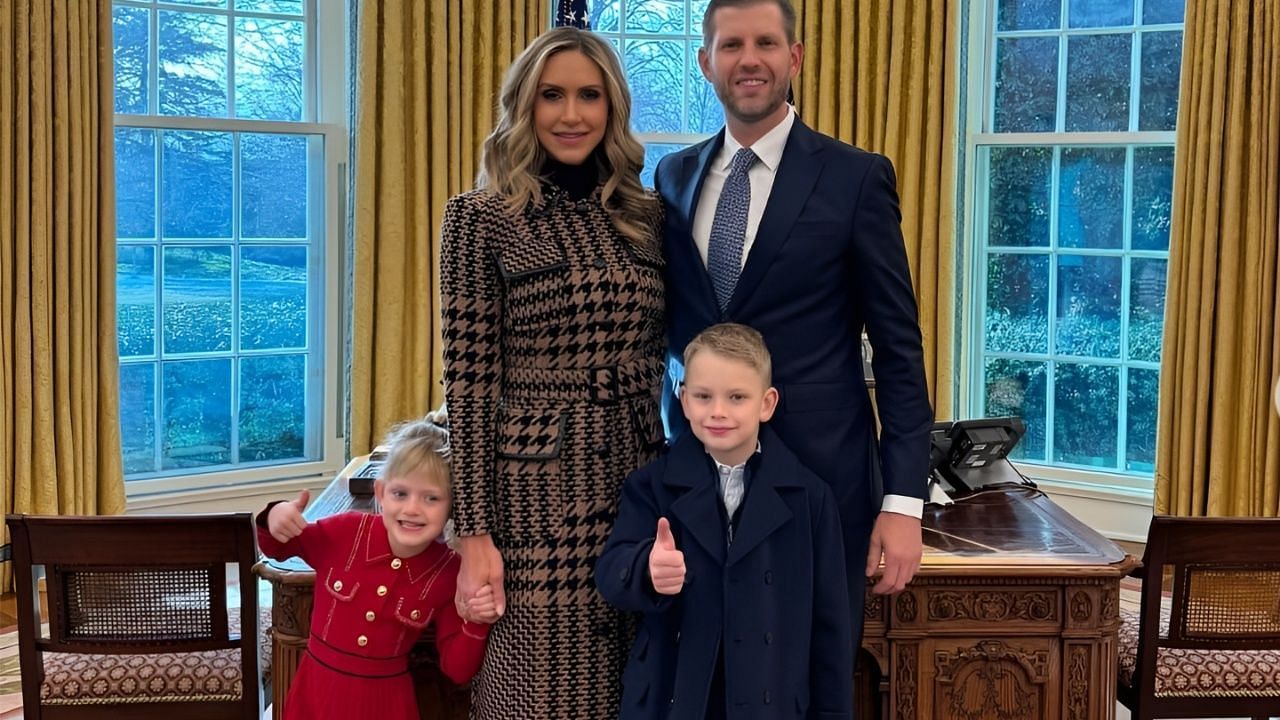 Donald Trump&rsquo;s daughter-in-law shows support for son Luke at Miami basketball game [Picture Credit: IG/@laraleatrump]