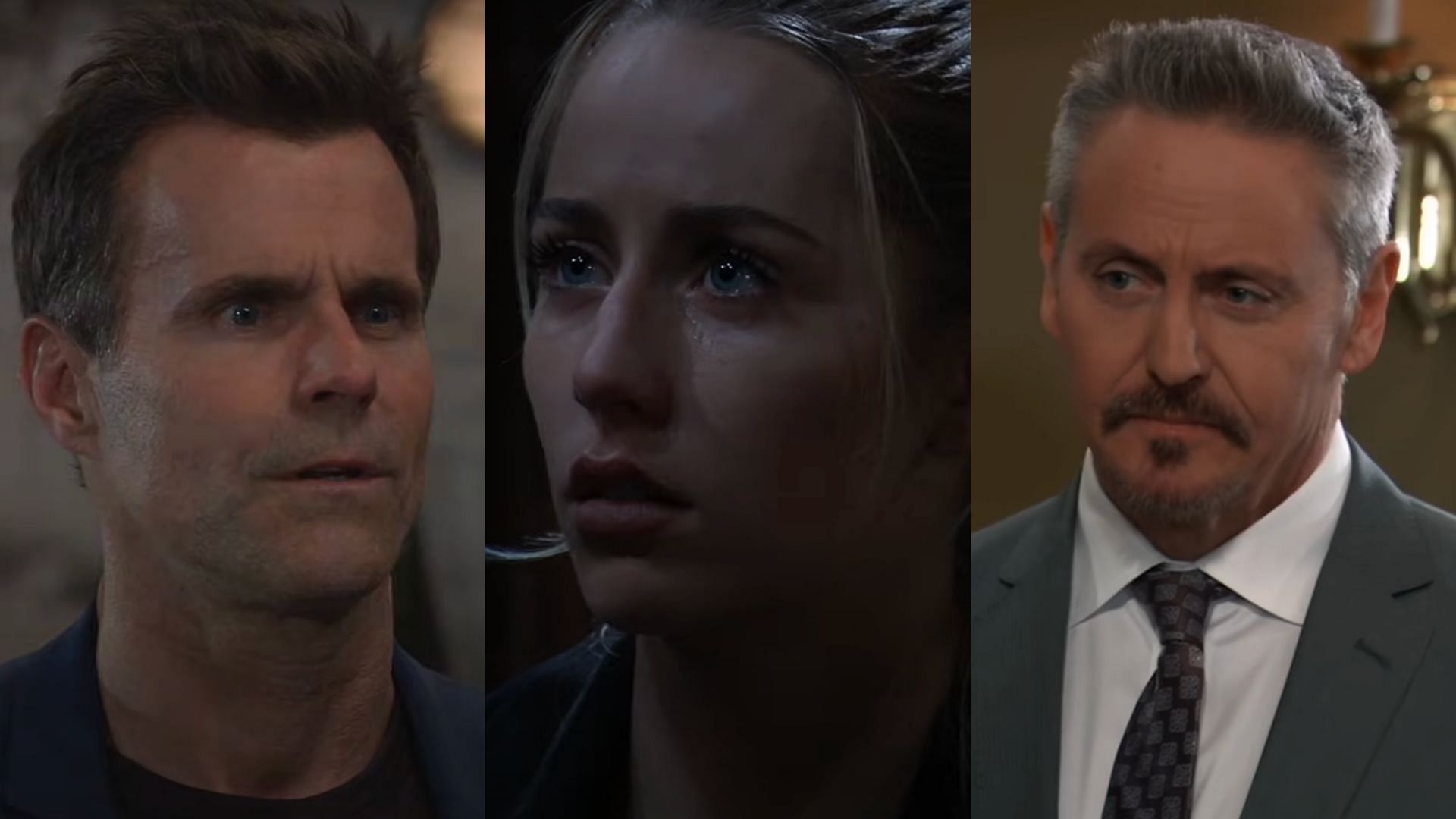 Drew, Joss, Brennan on General Hospital (Image via Facebook/@General Hospital, Youtube/@General Hospital)