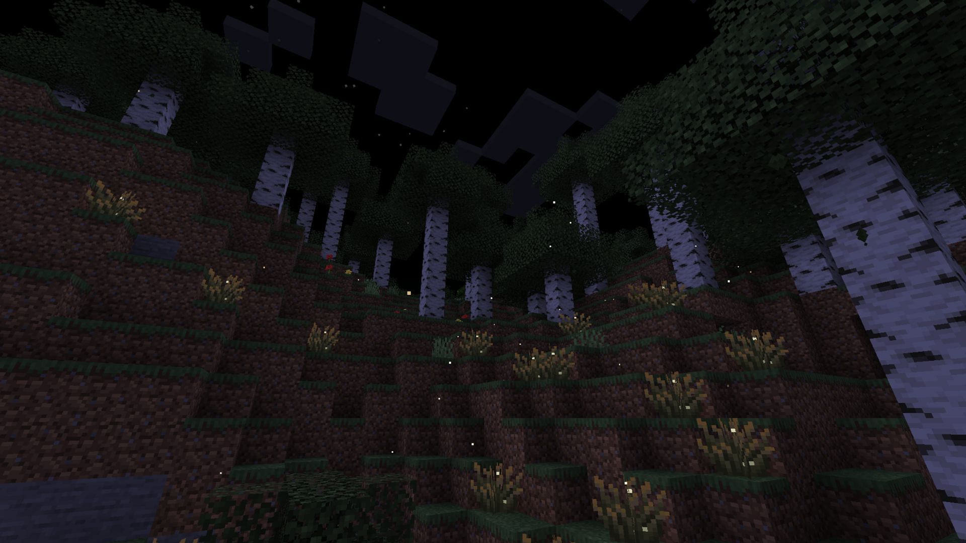 The Minecraft firefly bush is a more accessible way of adding the feature to the game (Image via Mojang Studios)