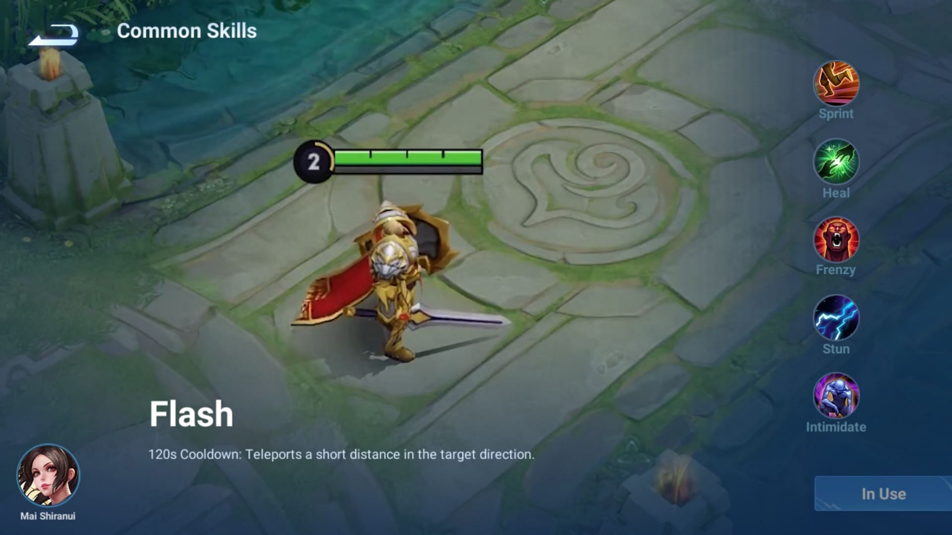 Flash is the best common skill for Mai (Image via Level Infinite)