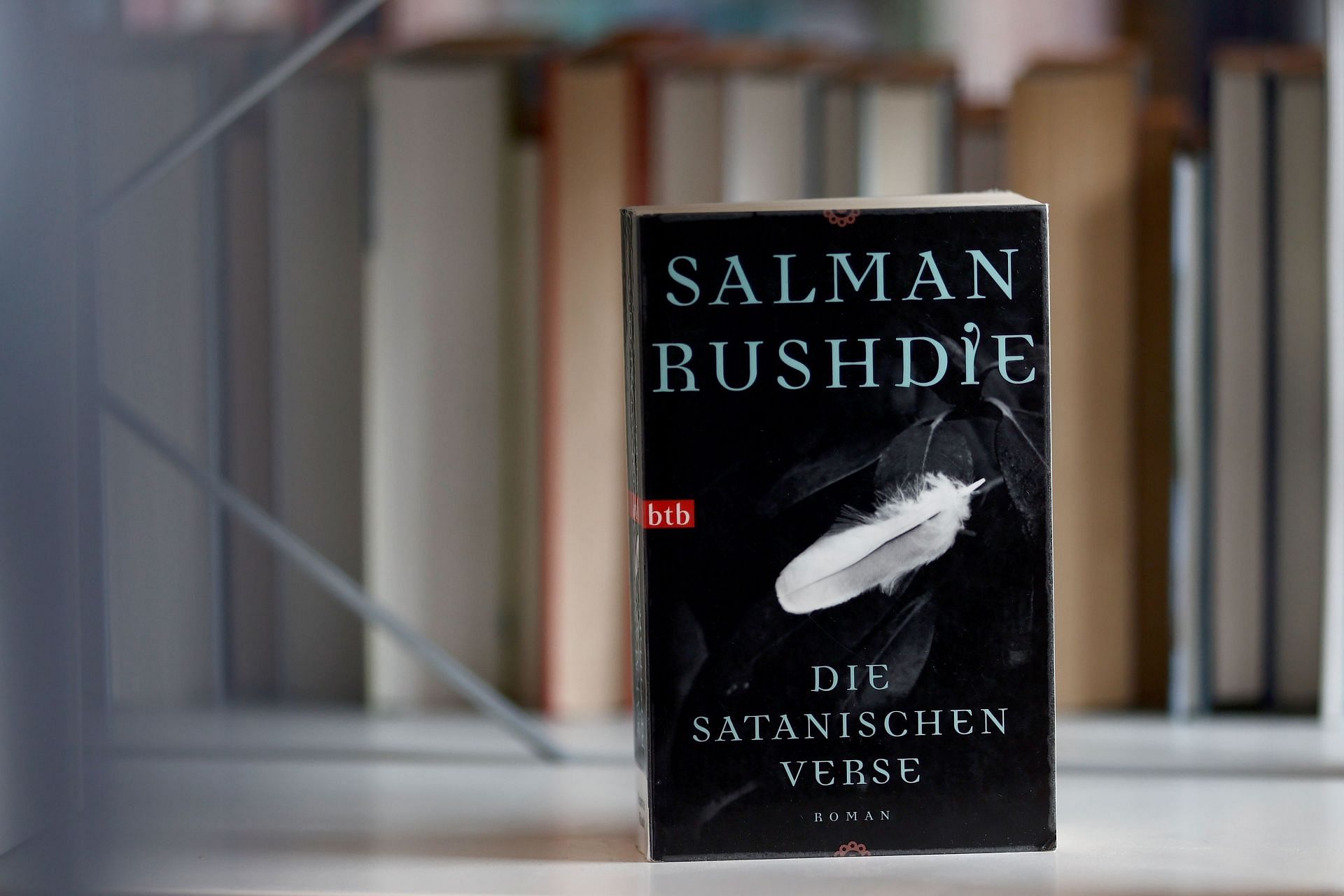 Book &quot;The Satanic Verses&quot; by Salman Rushdie - Image via Getty