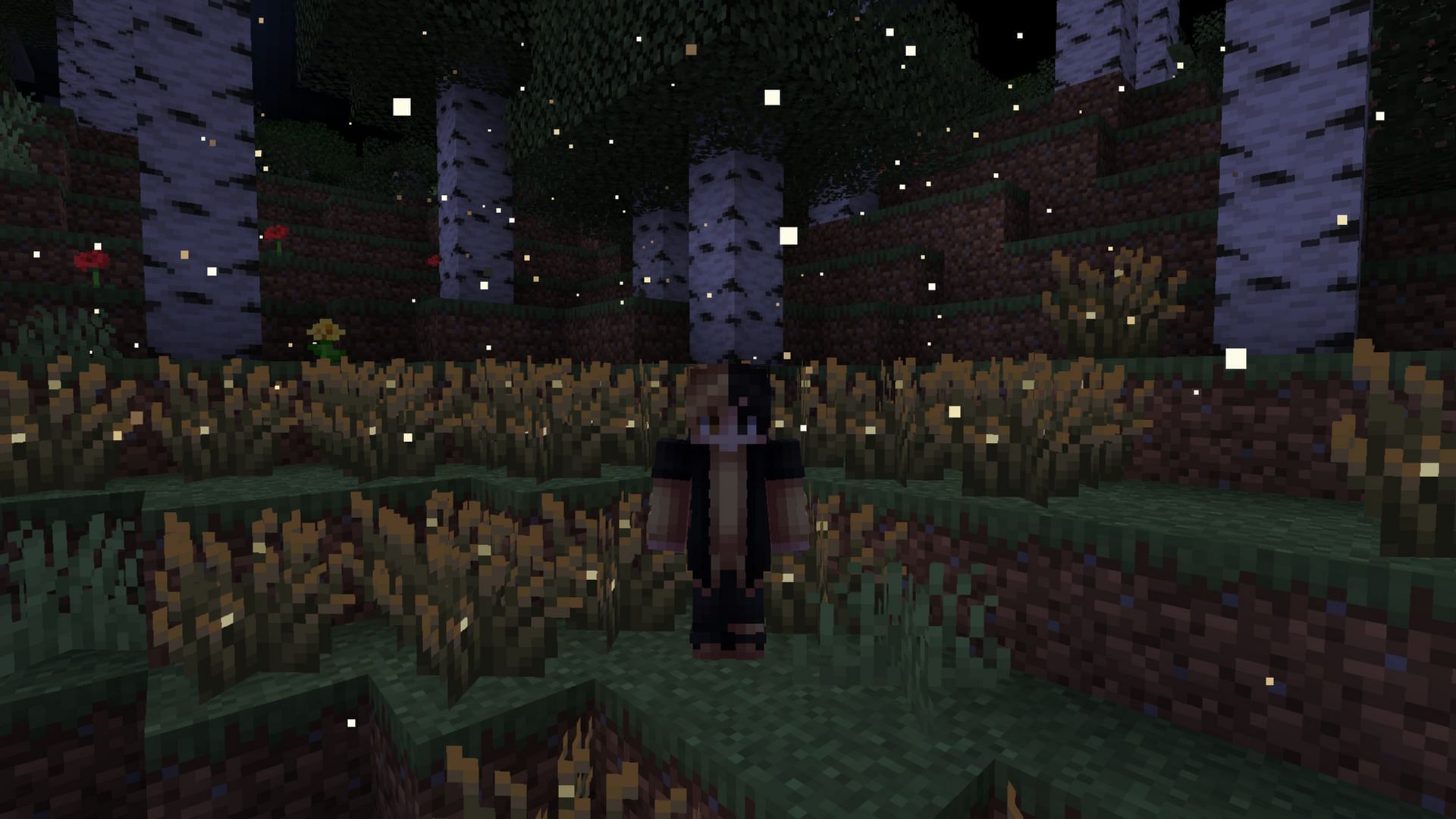 firefly bush in Minecraft