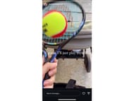 Sharapova’s Instagram story