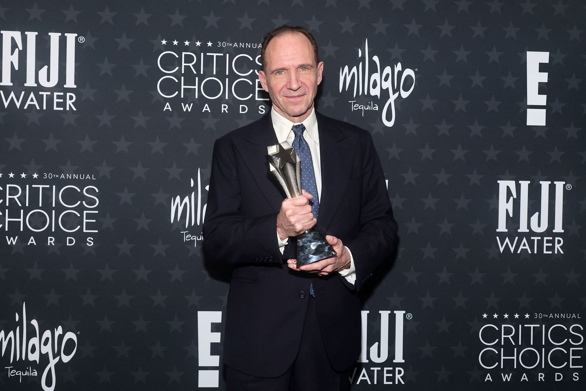 Ralph Fiennes at the 30th Annual Critics Choice Awards - Press Room - Source: Getty