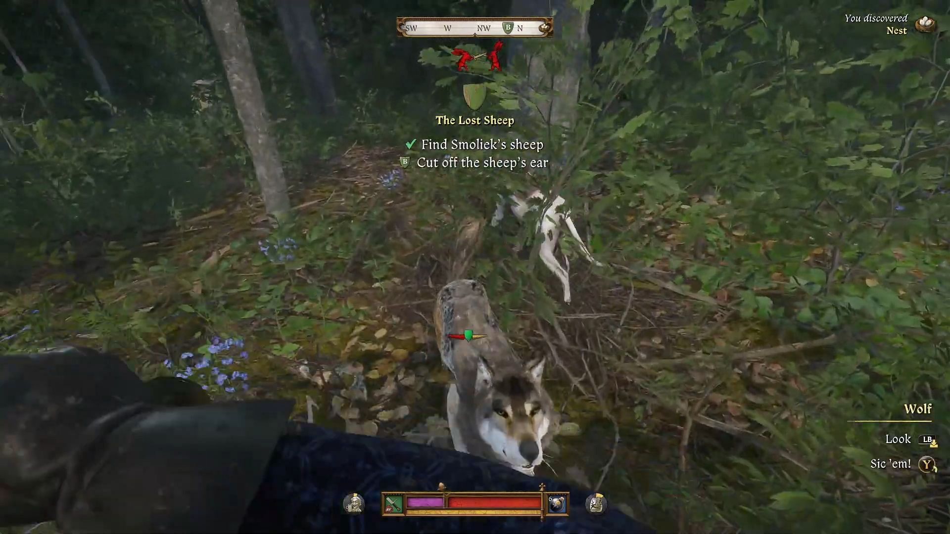 Fight the wolves (Image via Deep Silver/ Youtube@Nameless Warrior)