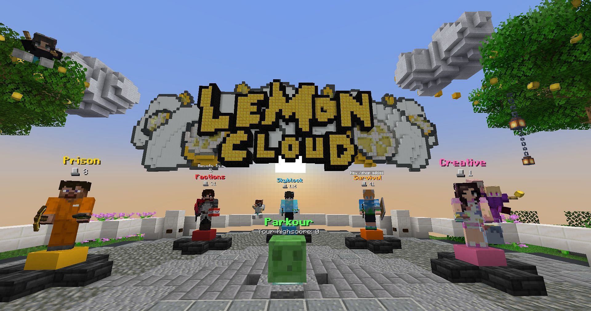 LemonCloud is a server that has been active for many years (Image via Mojang Studios)