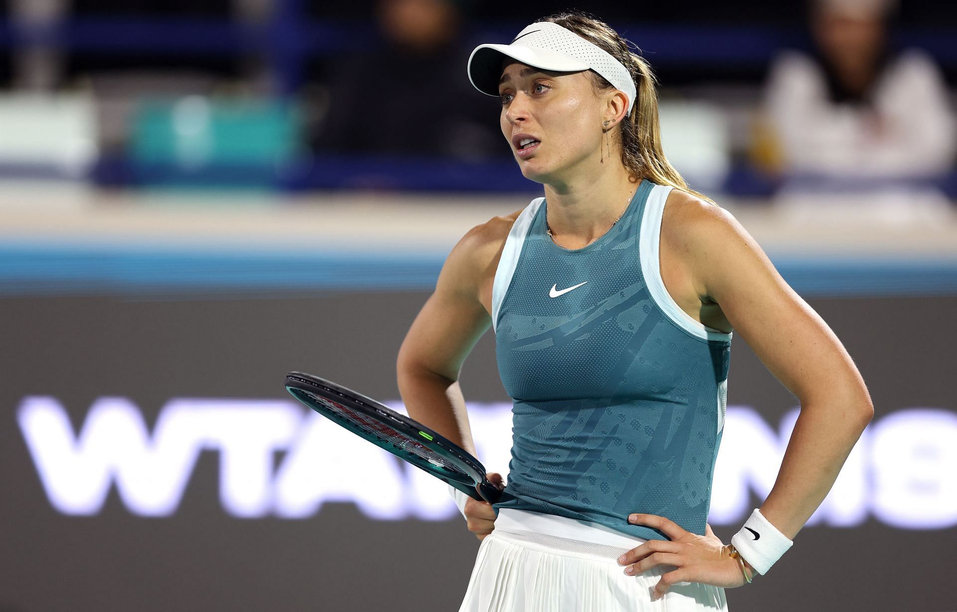 Paula Badosa at the Abu Dhabi Open 2025. (Photo: Getty)