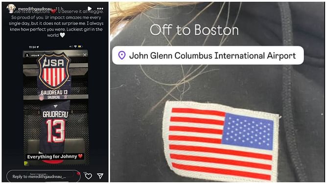 Johnny Gaudreau's wife Meredith hypes up Team USA ahead of much-awaited 4 Nations Face-Off championship clash