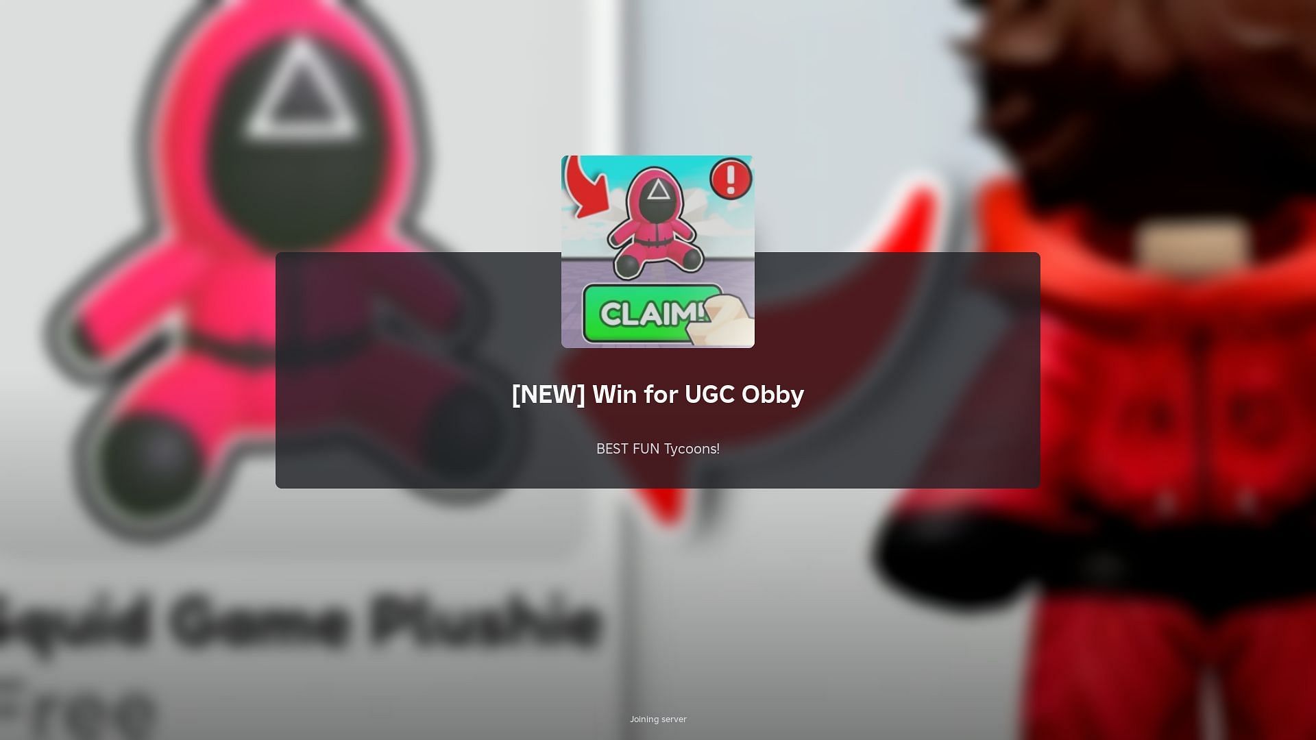 Roblox Win for UGC Obby