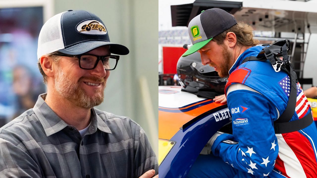 Left- Dale Earnhardt Jr. Right - Cleetus McFarland (Source - IMAGN)