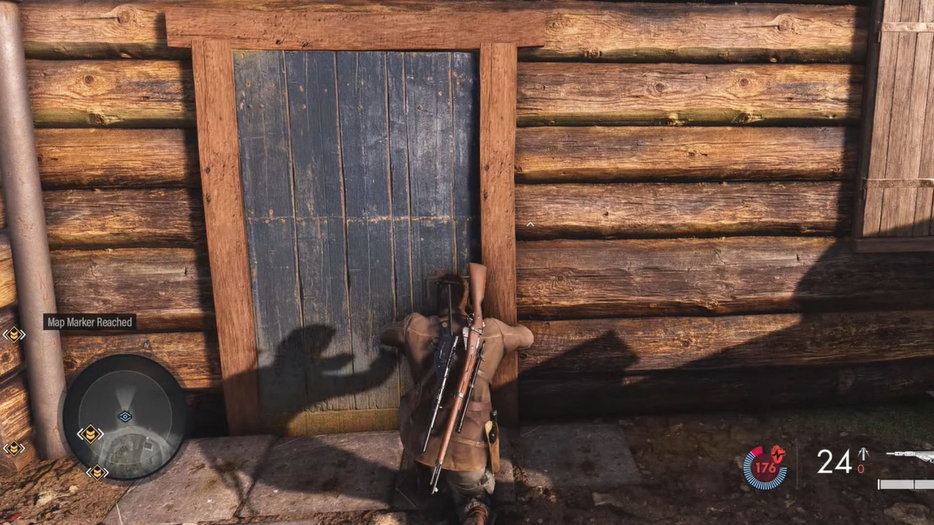 The cabin is located in the north (Image via Rebellion Developments//YouTube/@BrutalBarracuda)