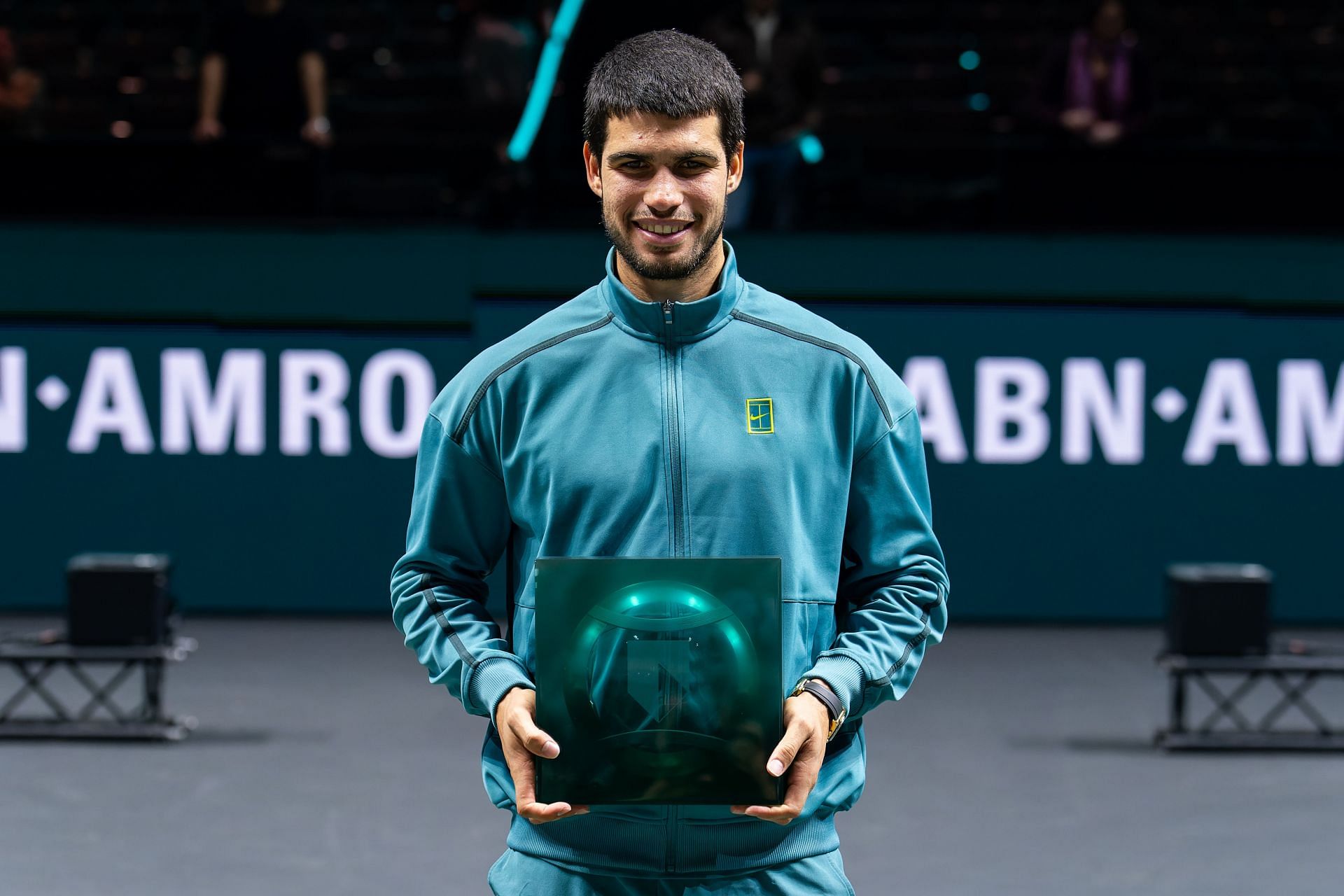 Carlos Alcaraz picturrd at the 2025 ABN AMRO Open | Image Source: Getty