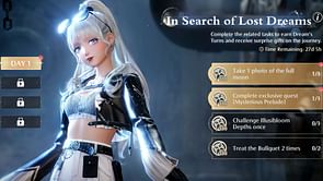 In Search of Lost Dreams event guide and rewards in Infinity Nikki
