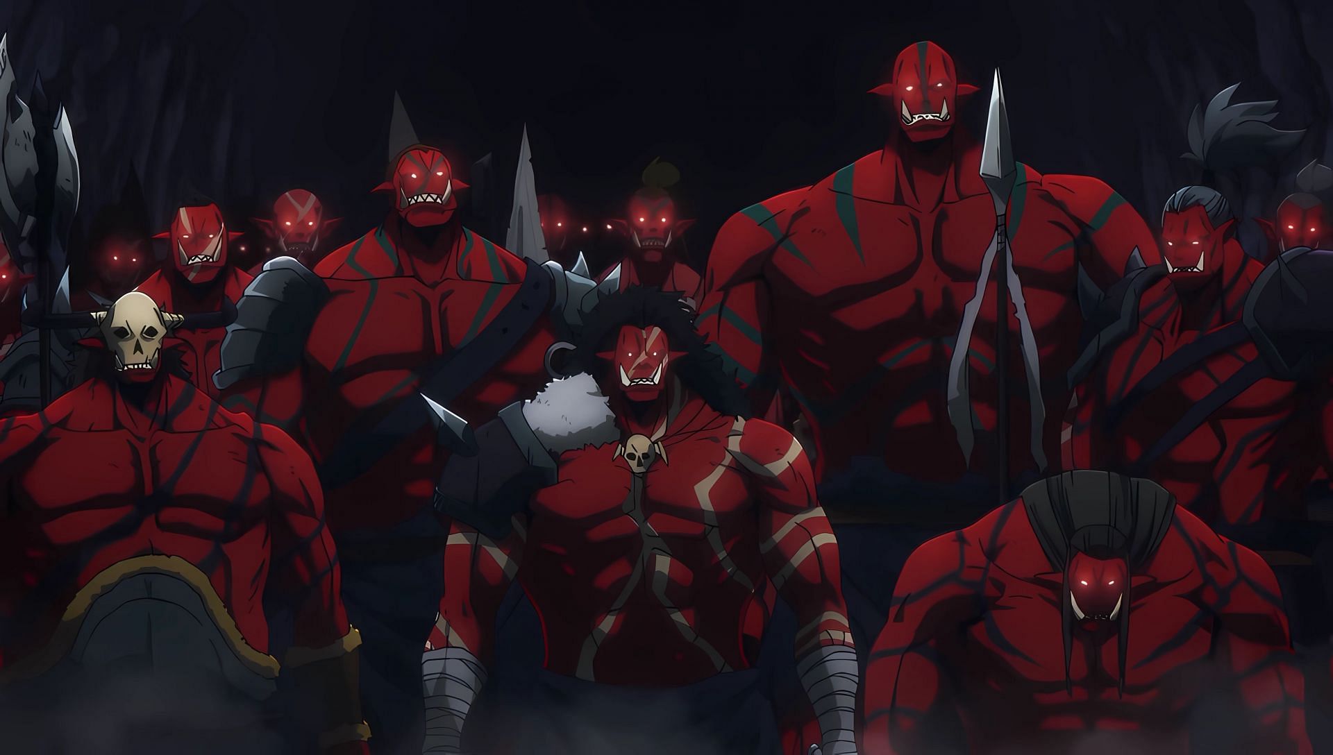 High Orcs as seen in the anime (Image via A-1 Pictures)