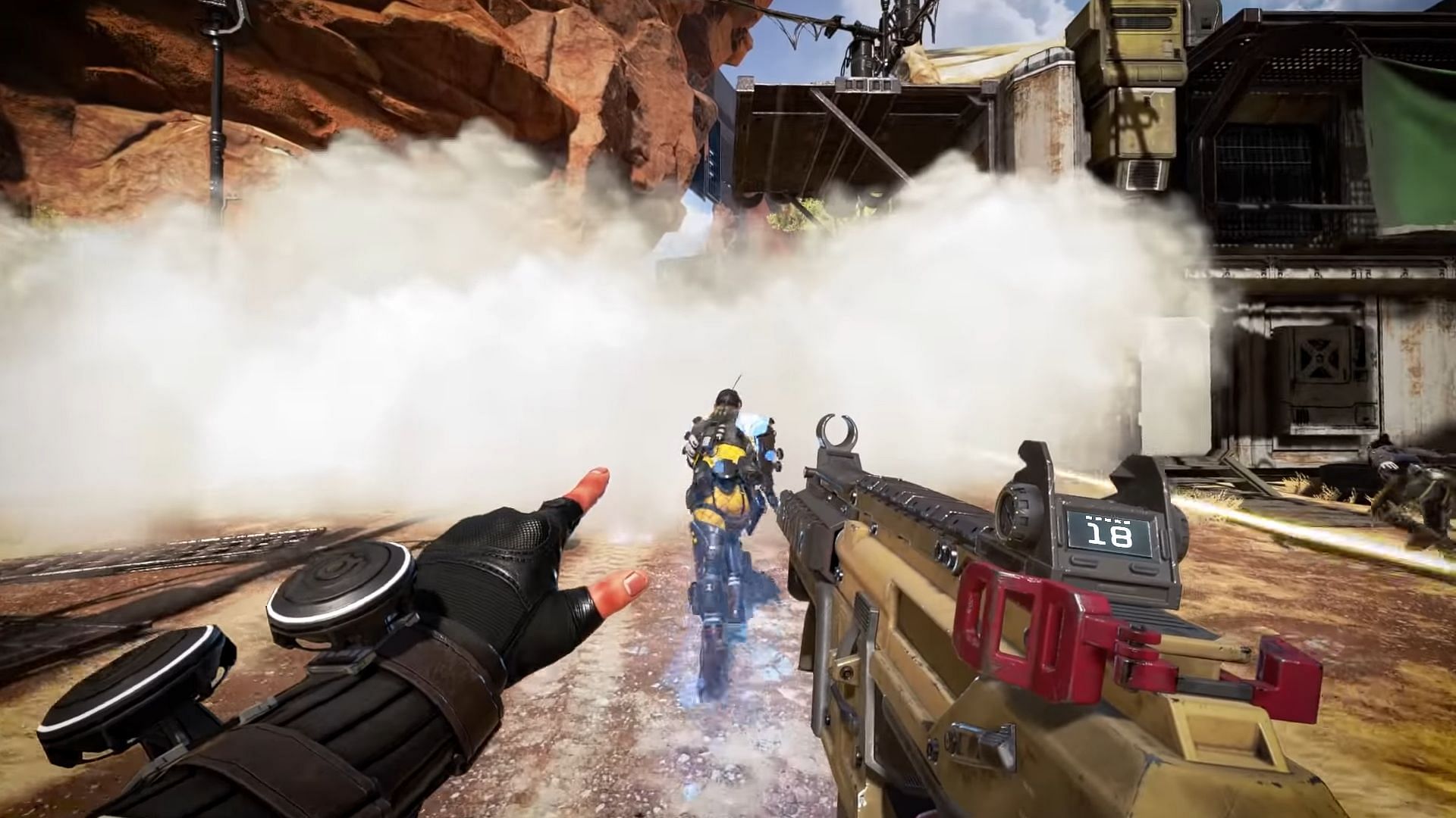 Using Psyche Out as Mirage in Apex Legends (Image via EA)