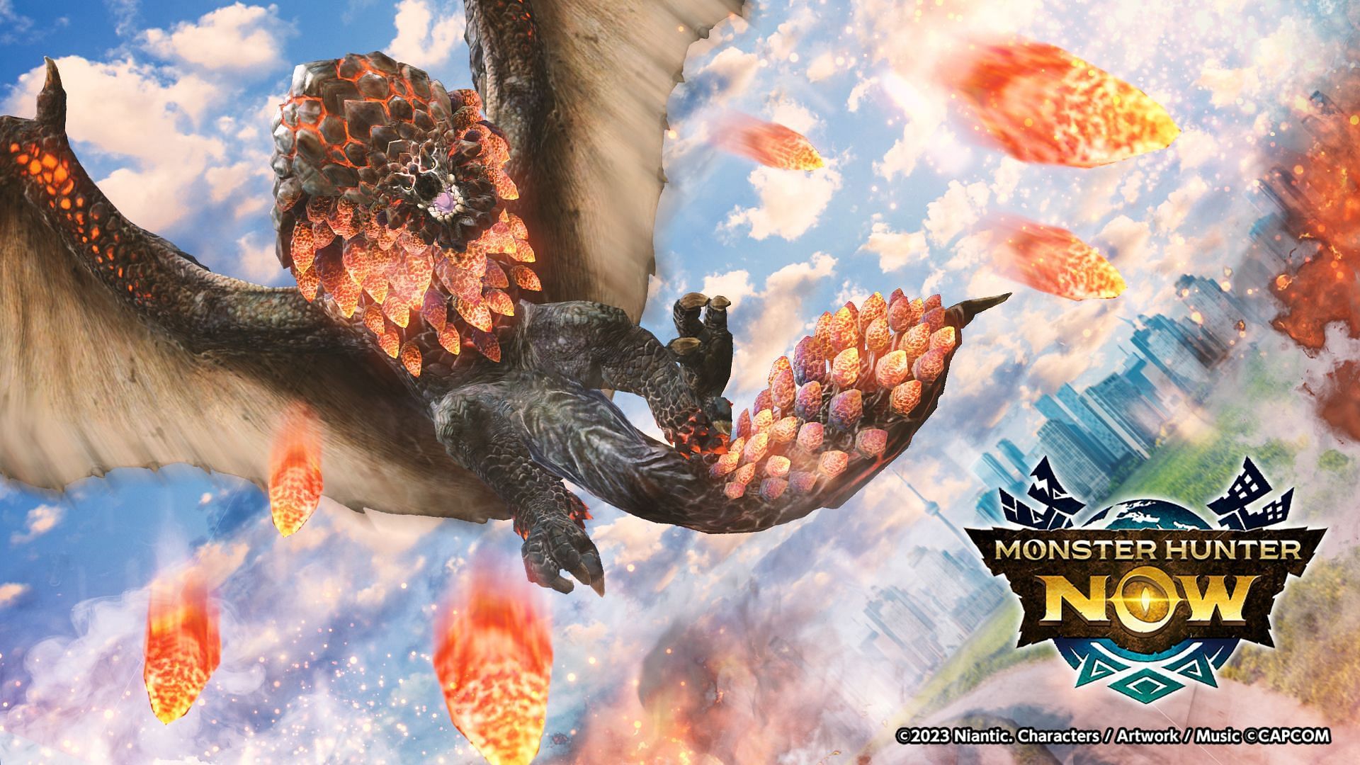 Bazelgeuse is arriving soon in Monster Hunter Now (Image via Niantic)