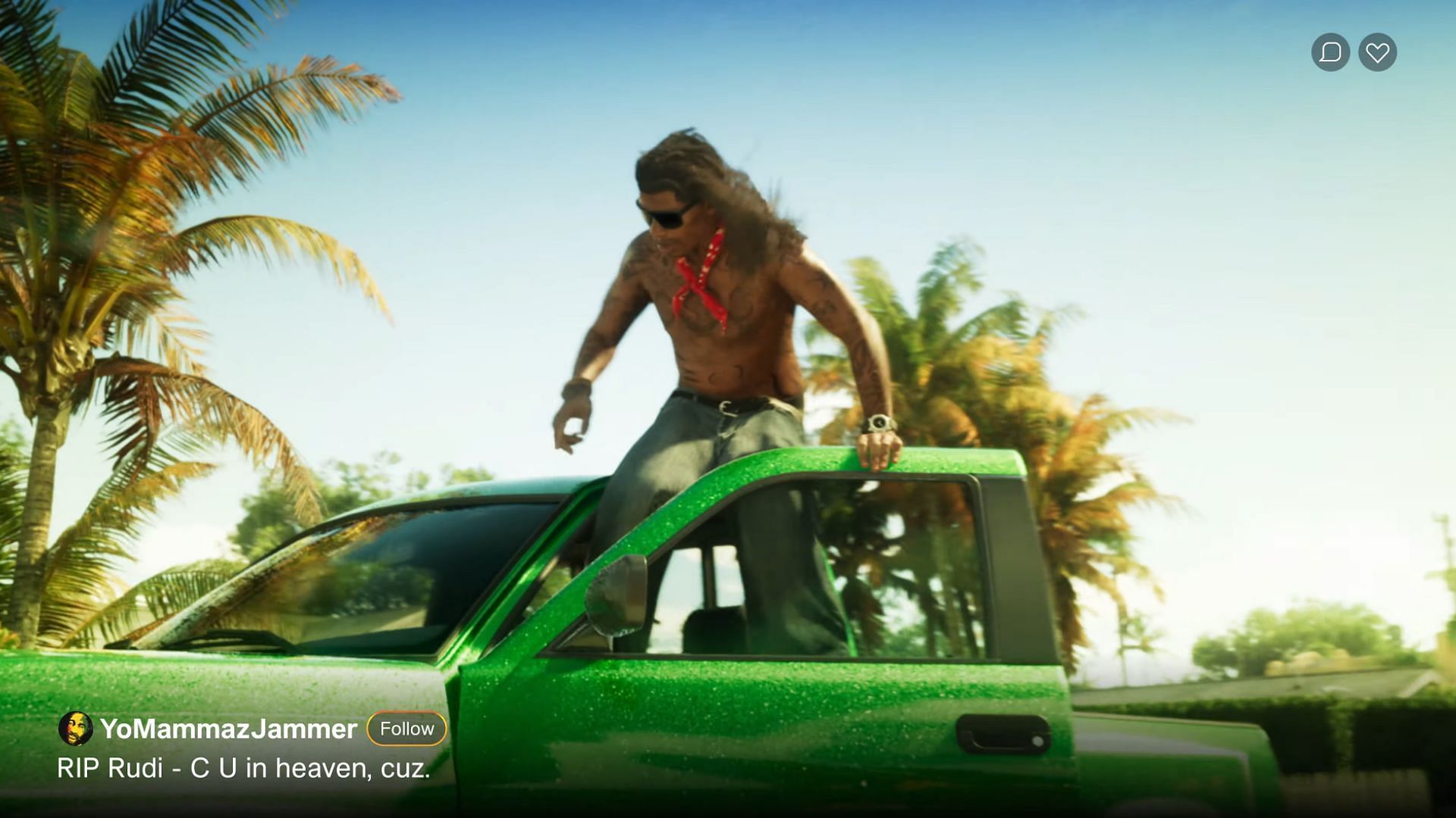 A Screenshot from the Grand Theft Auto 6 trailer 1 (Image via Rockstar Games)