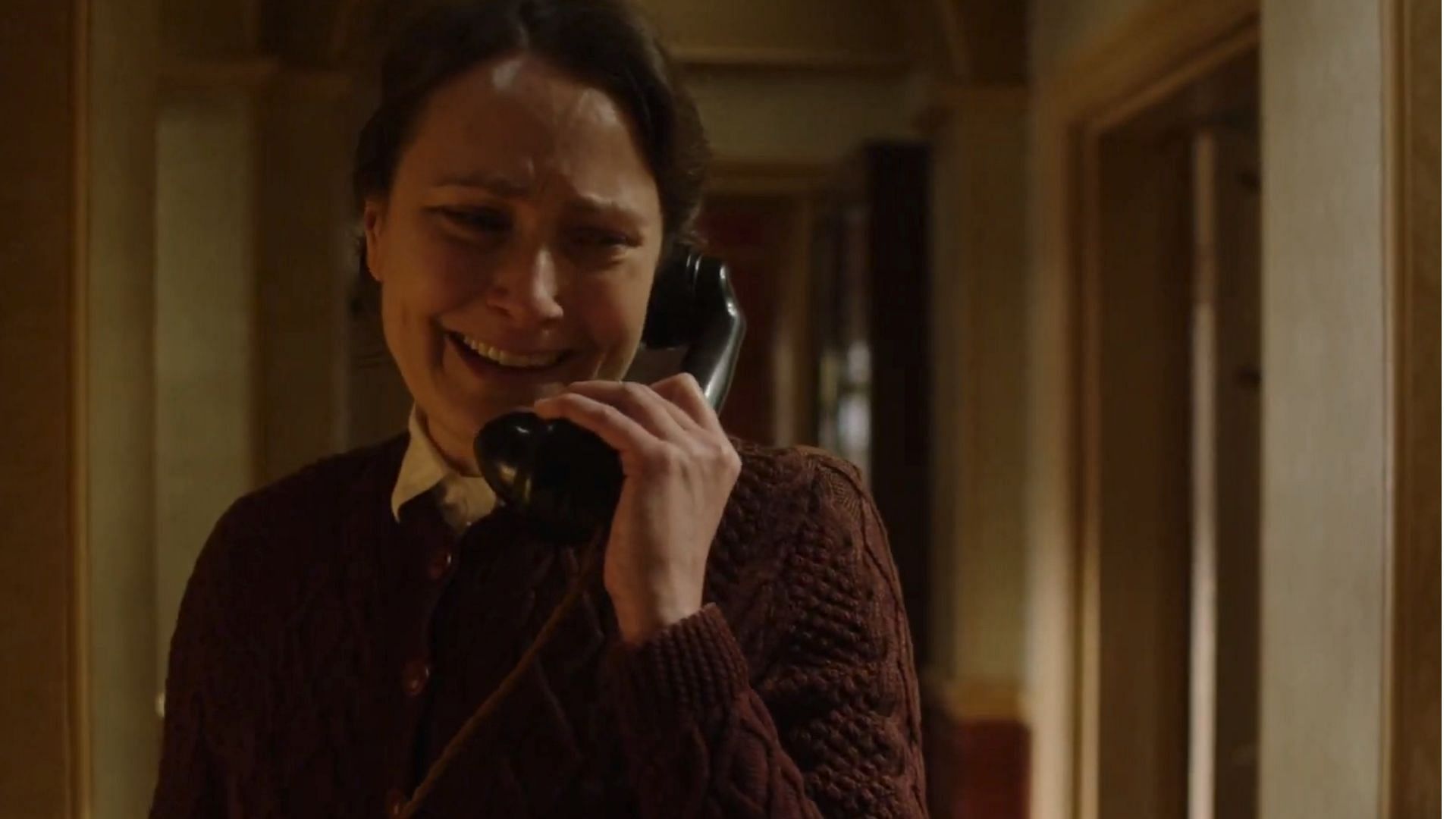 Mrs. Hall's phone call in All Creatures Great and Small season 5 finale episode (Image via PBS)