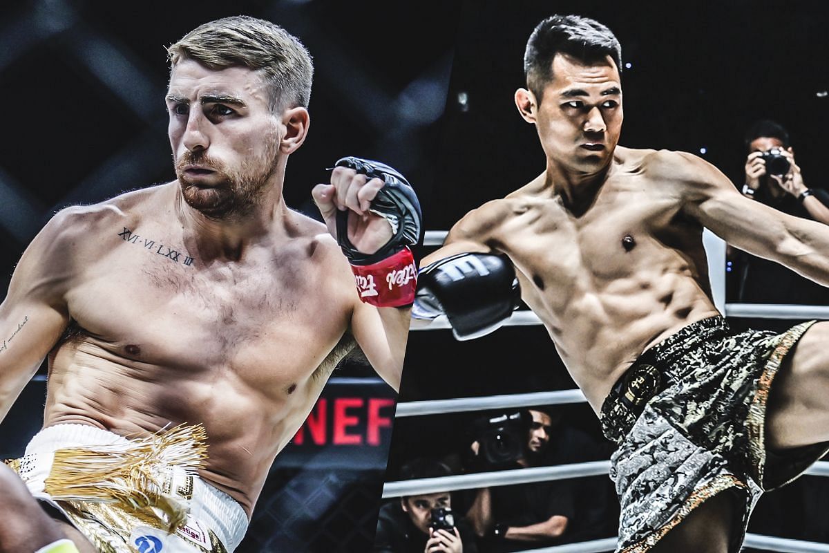 Jonathan Haggery (left), Wei Rui (right) [Photo via ONE Championship]