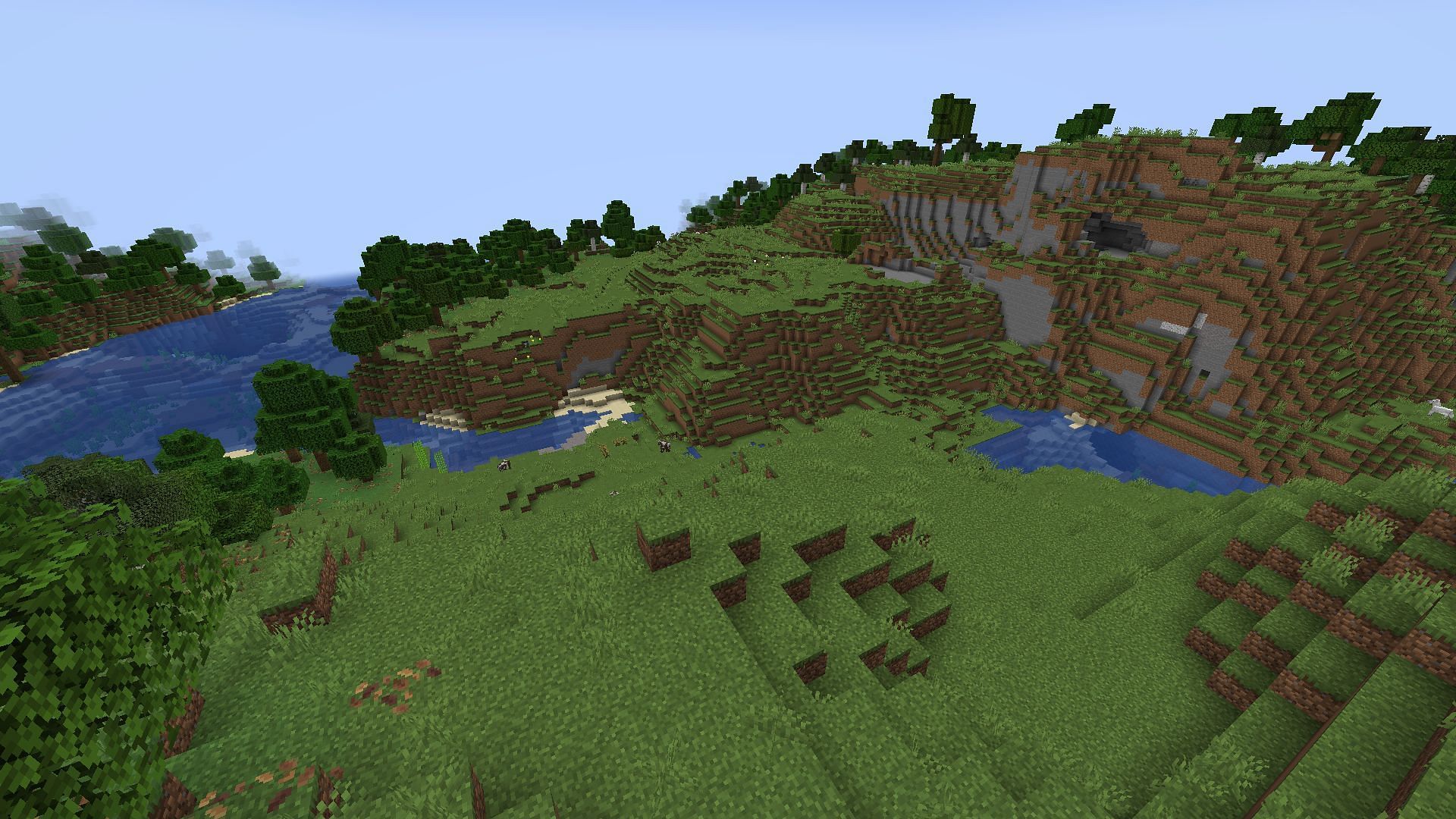 Plains are a classic in many games, including Minecraft (Image via Mojang Studios)