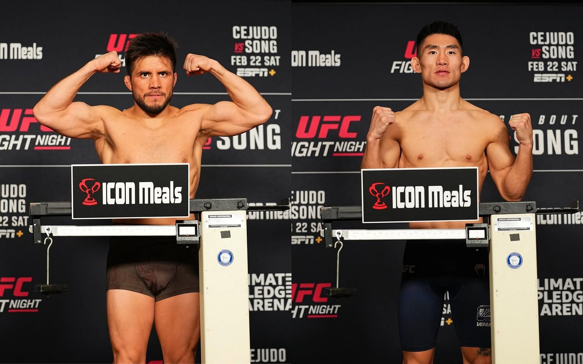 Henry Cejudo (left) will take on Song Yadong (right) in the main event of UFC Seattle. [Images courtesy: @ufc on Instagram]