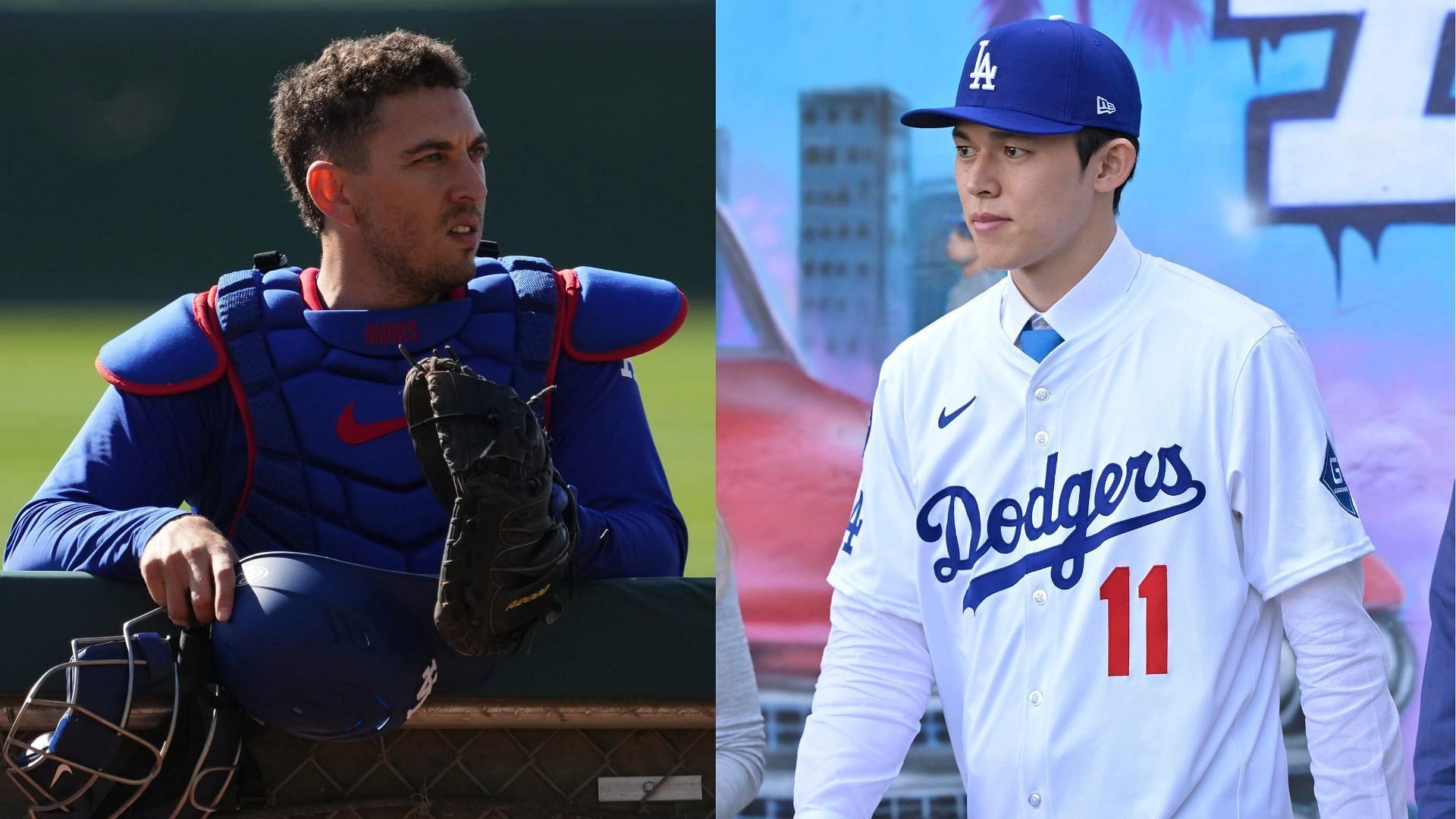 Veteran catcher Austin Barnes left impressed by Dodgers rookie Roki Sasaki