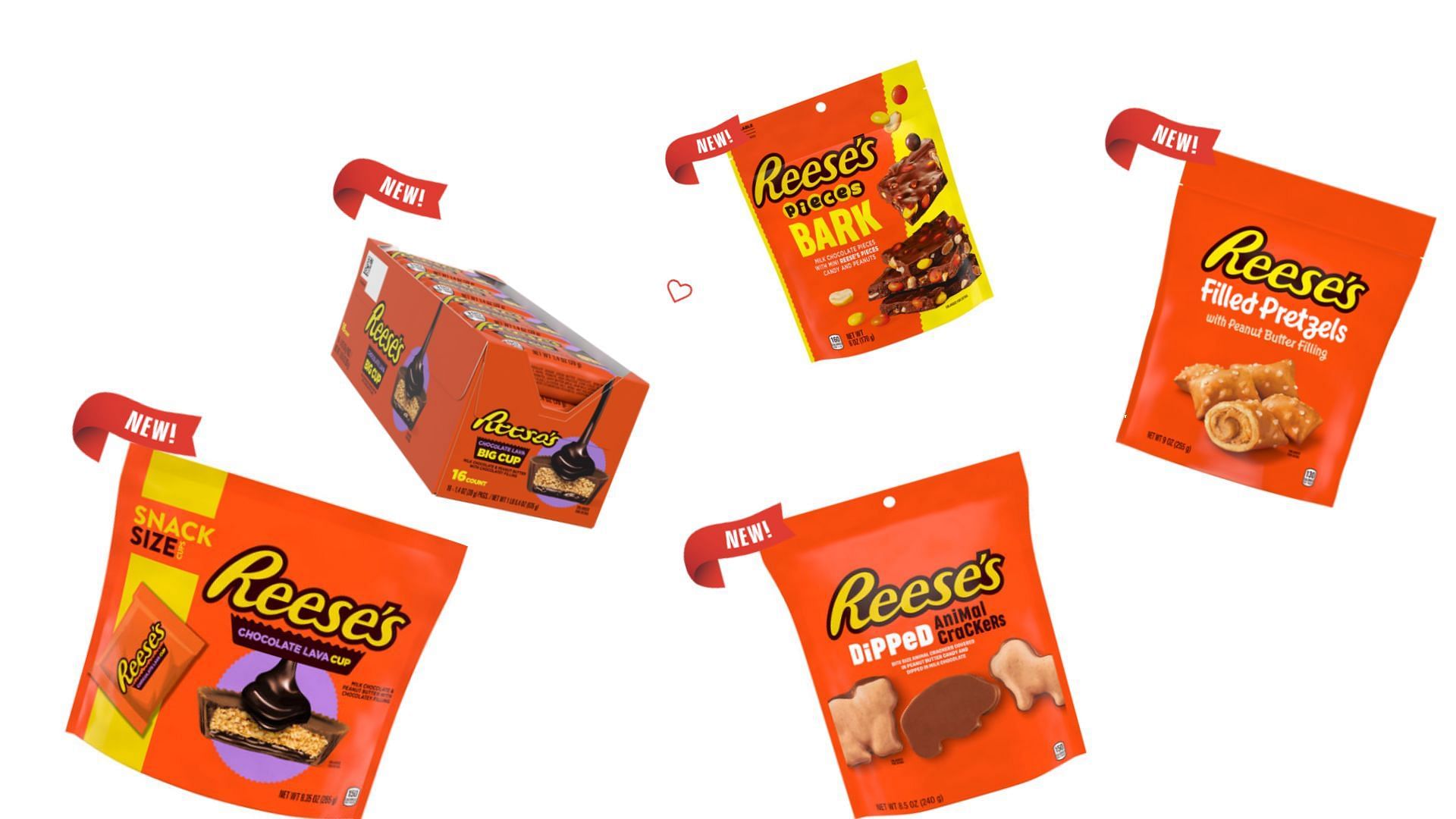 New releases from Reese&rsquo;s (Image credits: hersheysland.com)