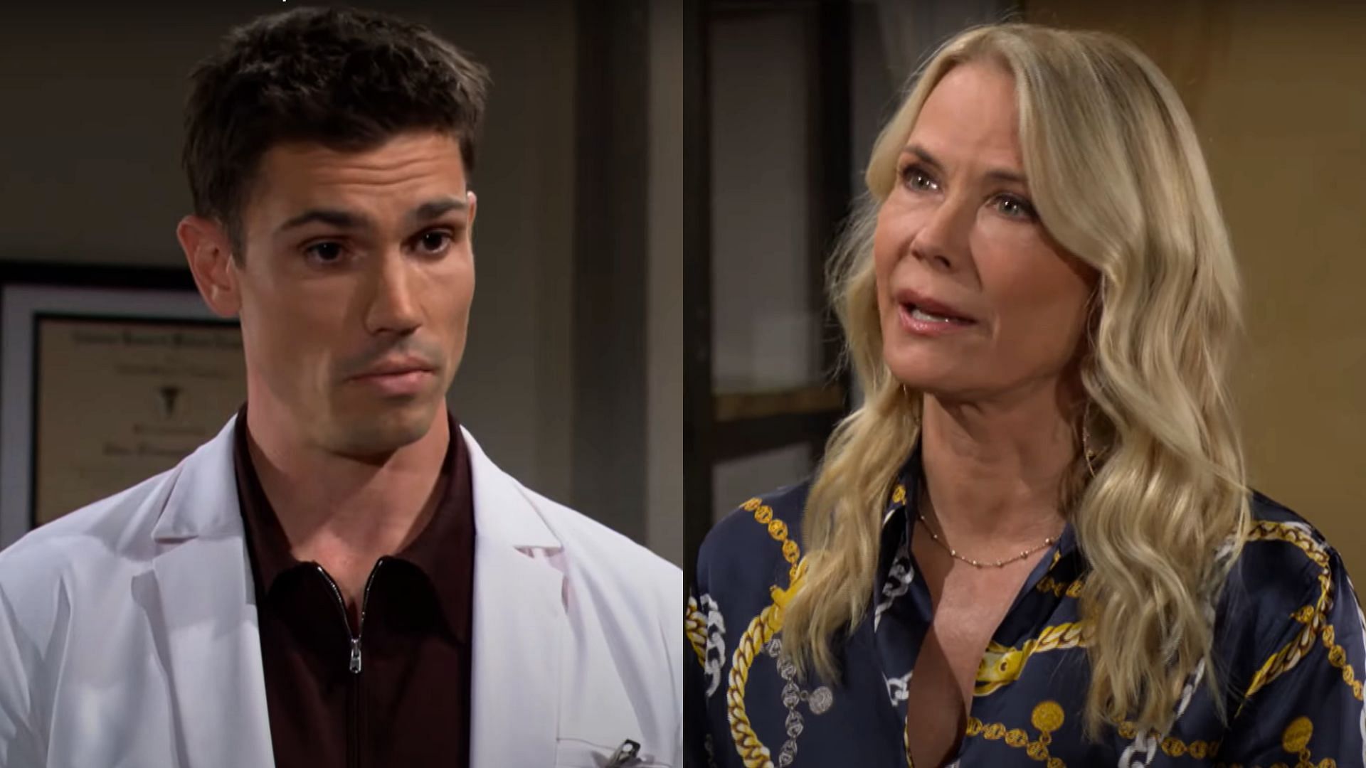 Finn has a tough decision to make while Brooke visits Ridge (Image via YouTube/boldandbeautiful)