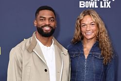 Anna Hall’s boyfriend Darius Slayton shares an adorable mirror selfie with the Olympian in latest update