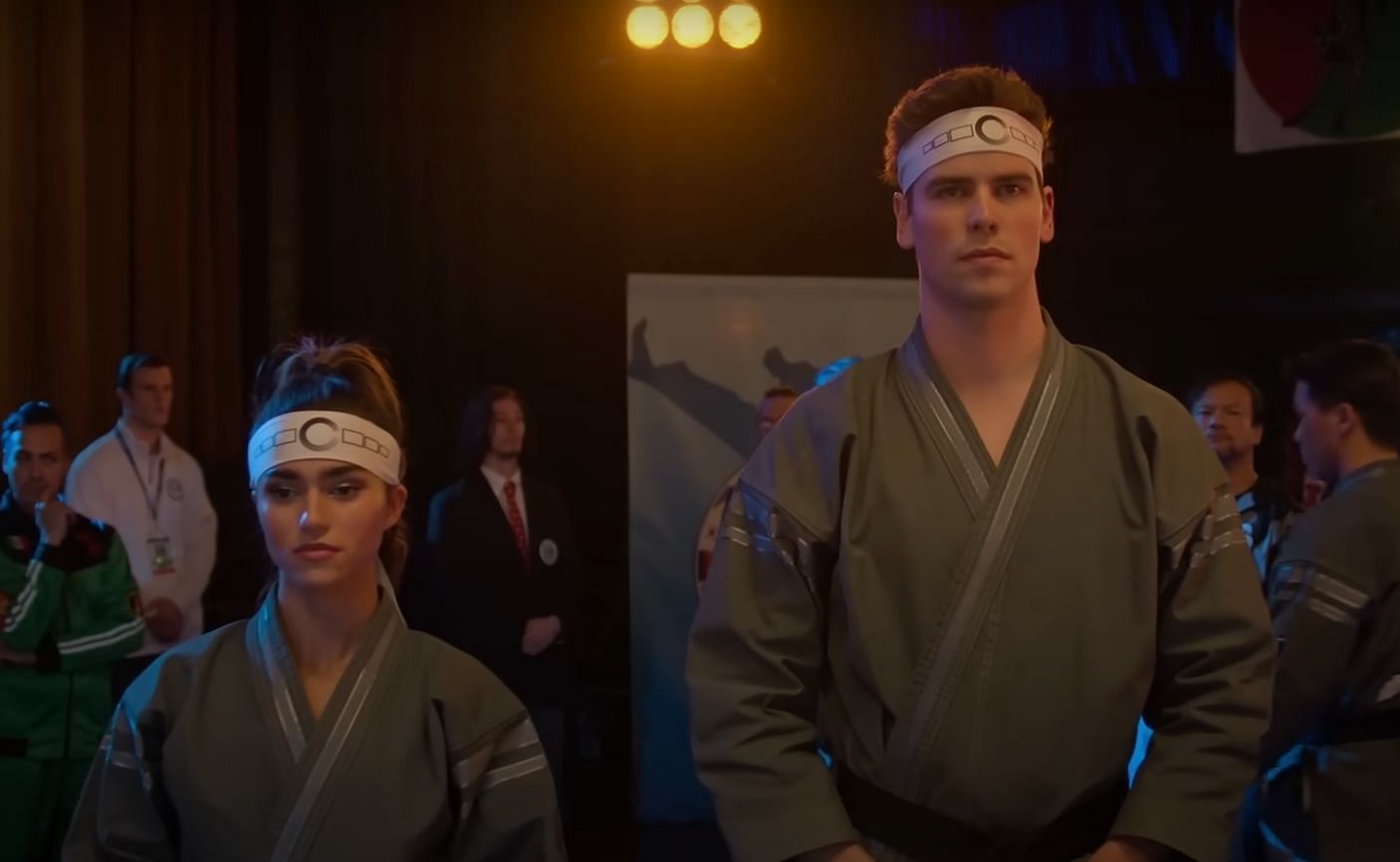 The Iron Dragons captains in Cobra Kai season 6 (Image via Netflix)