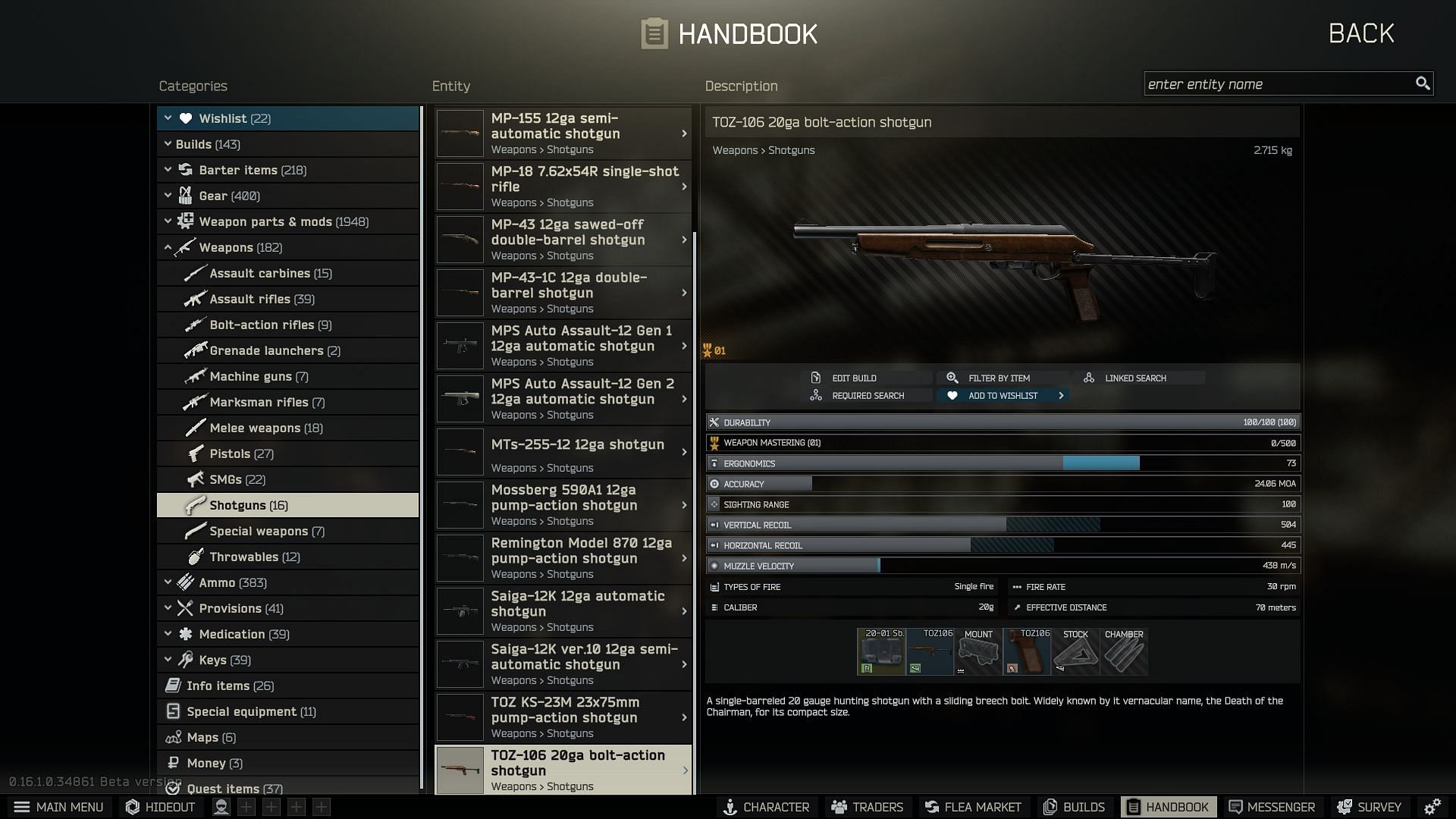 The TOZ-106 (Image via Sportskeeda Gaming // Battlestate Games)