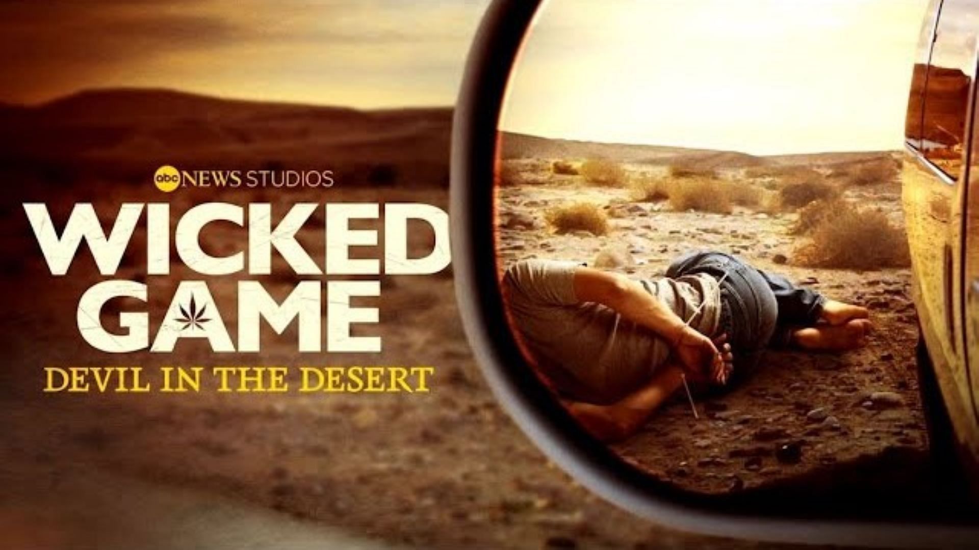 A banner for the docuseries Wicked Game: Devil in the Desert (image via YouTube/ ABC News)