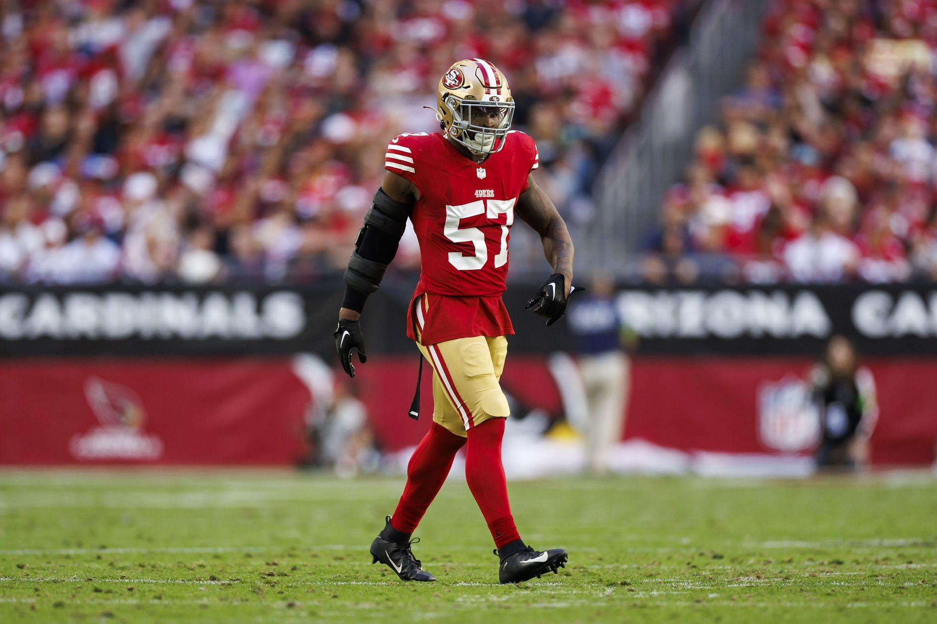 San Francisco 49ers LB Dre Greenlaw - Source: Getty