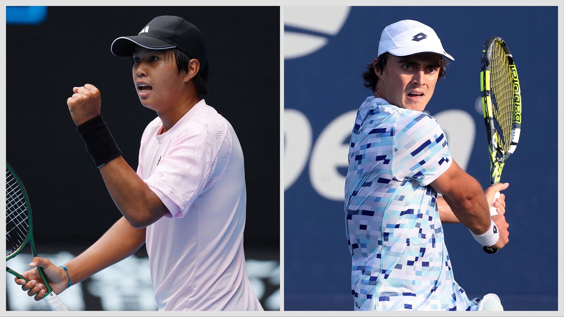 Learner Tien and Adam Walton have met once on Challenger Tour, but they will meet on the ATP Tour for the first time. (Image credits: Getty)