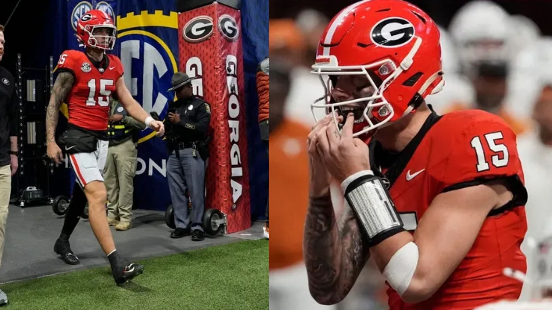 Miami Hurricanes quarterback Carson Beck