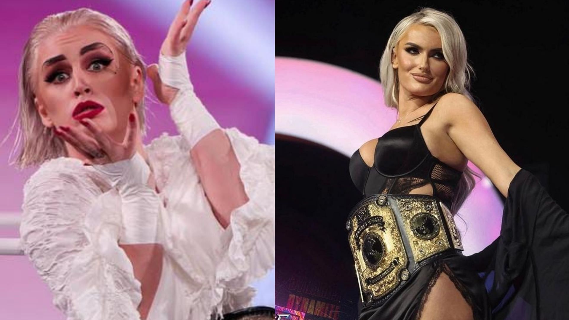 Mariah May and Toni Storm will clash at AEW Grand Slam: Australia. [Image credits:Storm and May