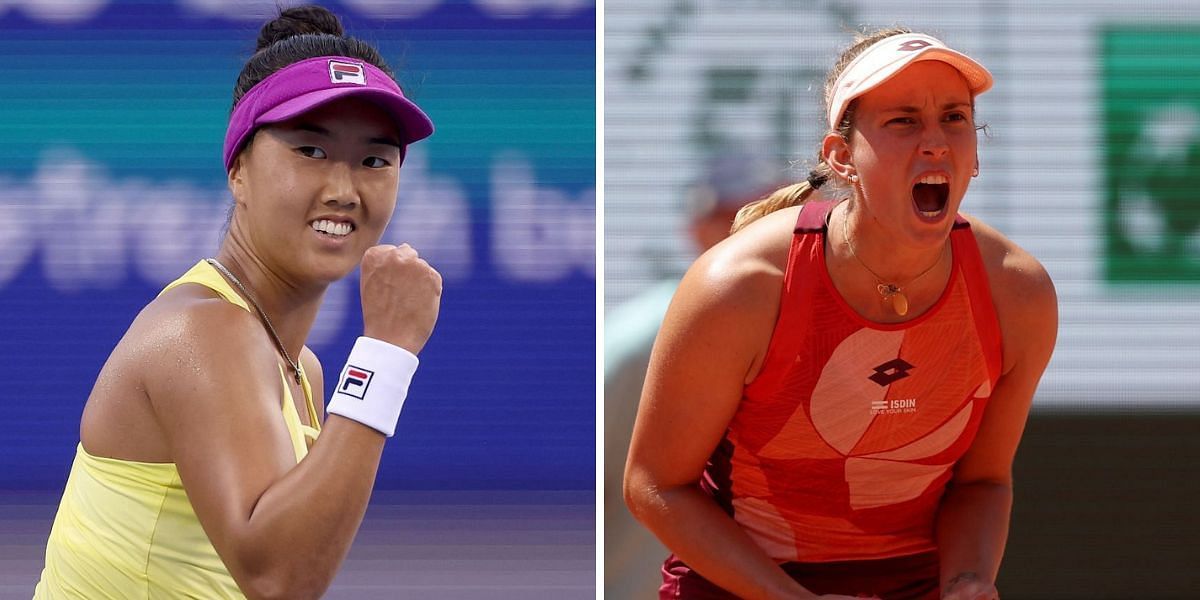 Ann Li and Elise Mertens will meet for the first time.