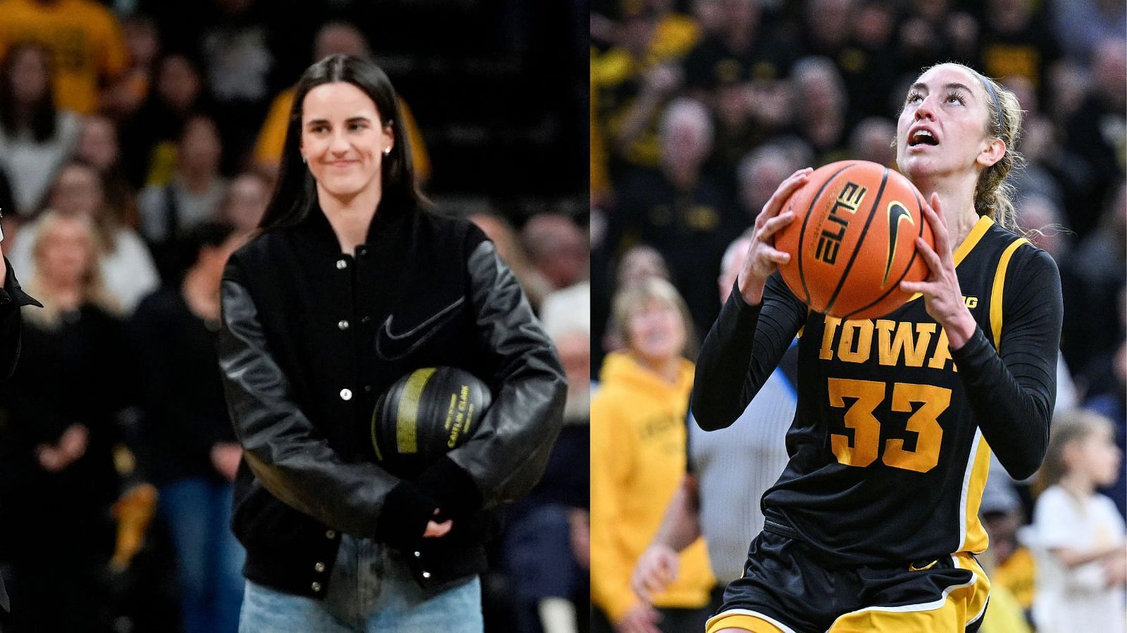 On a day when Iowa retired Caitlin Clark